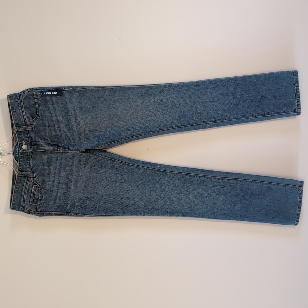 Old Navy Skinny Size 16 Regular 8 Long 5-Pocket Whisker Jeans. NWT!